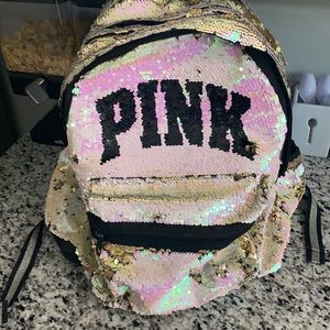 Victoria Secret PINK Sequin Backpack